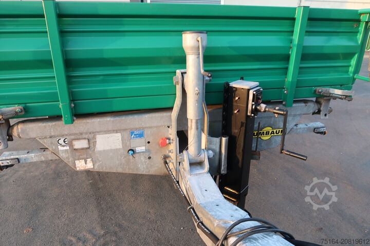 Tresidet tipvognstrailer Humbaur HTK 135524 TA-BE