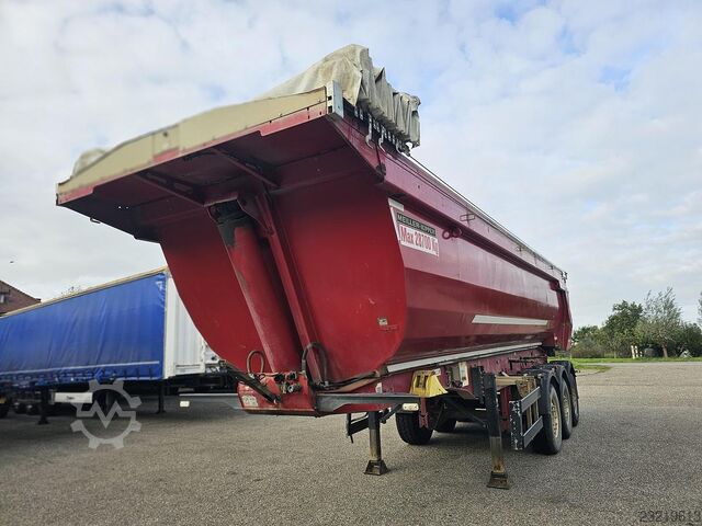 2014 MEILLER MHPS 12/27/LOSS4, čelična kiperska poluprikolica / 30 m³ / SAF disk kočnice / podizna o MEILLER MHPS 12/27/LOSS4, STEEL TIPPER / 30 M3/ SAF DIS...