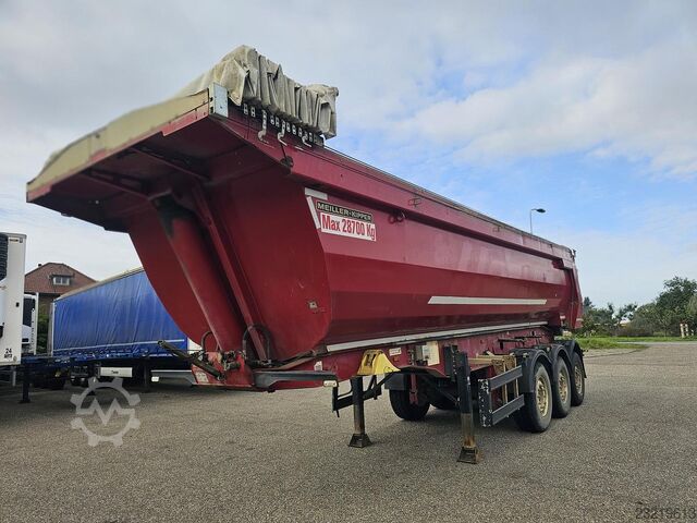 2014 MEILLER MHPS 12/27/LOSS4, čelična kiperska poluprikolica / 30 m³ / SAF disk kočnice / podizna o MEILLER MHPS 12/27/LOSS4, STEEL TIPPER / 30 M3/ SAF DIS...