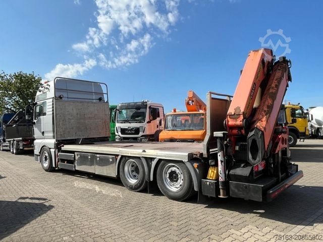 Truck mounted crane MAN TG-X 26.400 6x2 Pritsche Heckkran Palfinger PK 2