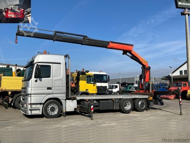 Flatbed truck MERCEDES-BENZ Actros 2541 Pritsche Heckkran Palfinger PK 34002