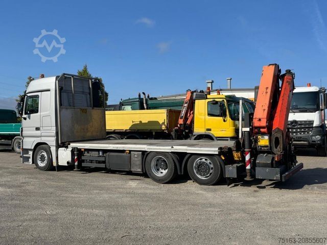Flatbed truck MERCEDES-BENZ Actros 2541 Pritsche Heckkran Palfinger PK 34002