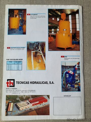 Was en flotatie installatie met water Tecnicas Hidraulicas S.A. 