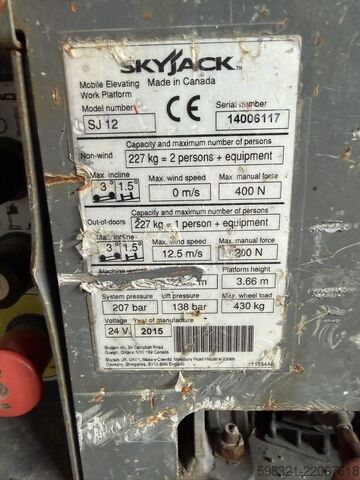 Mobil arbetsplattform Skyjack SJ16