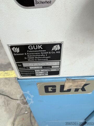 Mašina za savijanje GUK Falzmachinen FA45/4