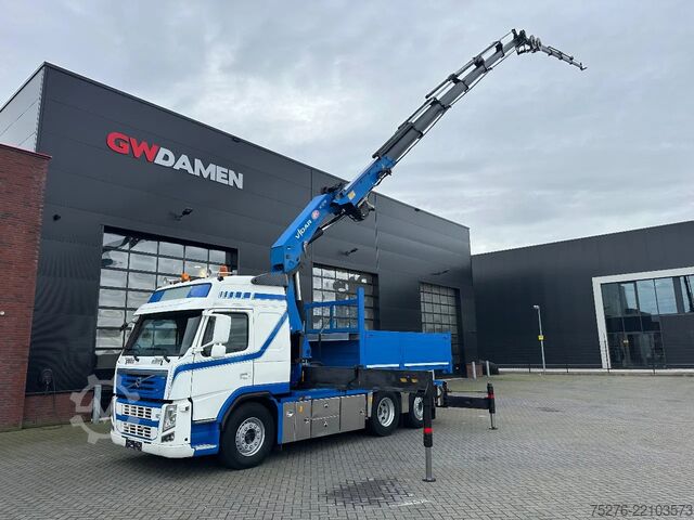 Vrachtwagen met kraan Volvo FM 420 6x2 Trekker/Bakwagen HMF 4720 + Flyjib ,...