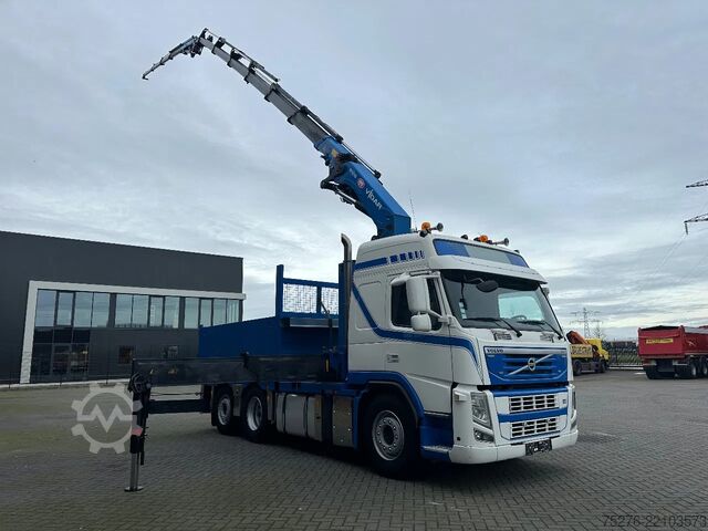 Vrachtwagen met kraan Volvo FM 420 6x2 Trekker/Bakwagen HMF 4720 + Flyjib ,...
