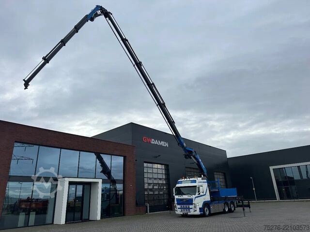 Vrachtwagen met kraan Volvo FM 420 6x2 Trekker/Bakwagen HMF 4720 + Flyjib ,...