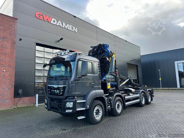 Haakarmsysteem MAN TGS 41.440 8x4 Hooksystem Palfinger PK 41002+fl...