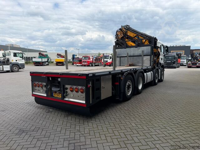 Vrachtwagen met kraan MAN TGS 35.540 8x4 H-6 Hydrodrive Effer 850 + Fly J...