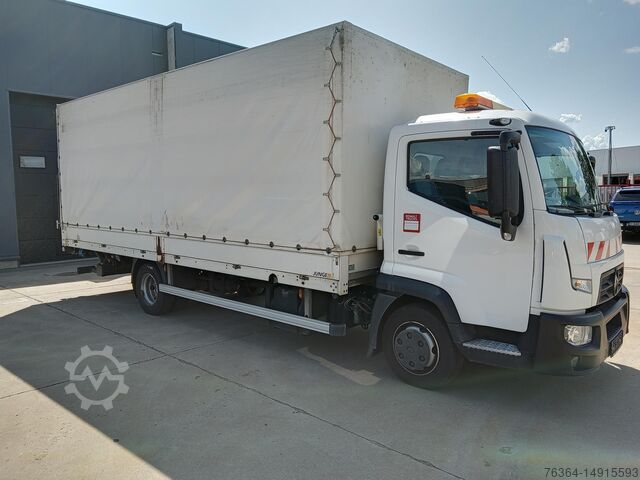 Vrachtwagen met bakwagen Renault D Tail Lift 177 PS