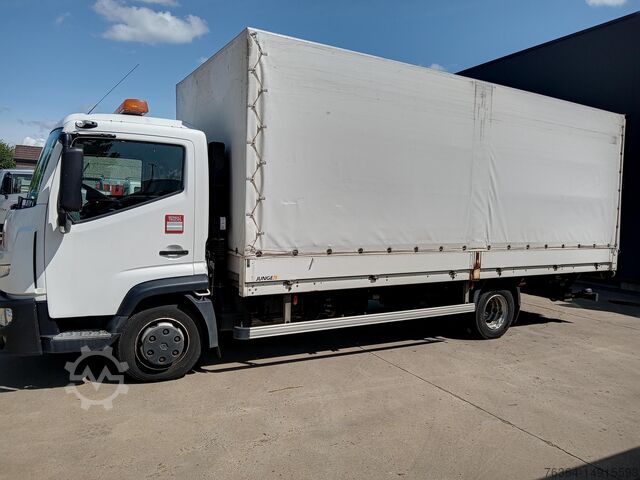 Vrachtwagen met bakwagen Renault D Tail Lift 177 PS