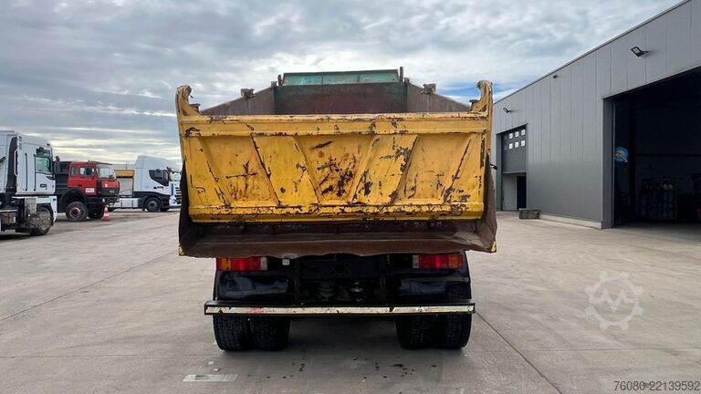 3-zijdenkipper Renault KERAX 340 (POMPE MANUELLE / BOITE MANUELLE / MA...