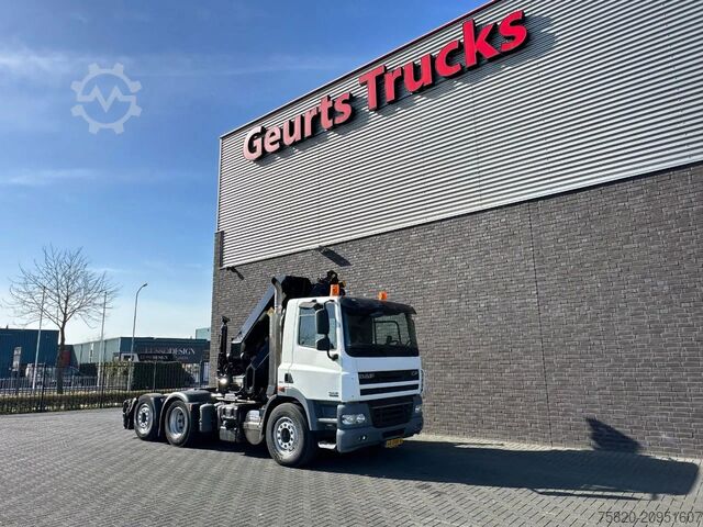  DAF CF 85 410 6X2 + HIAB 422EP-5 HIPRO TREKKER/SATT...