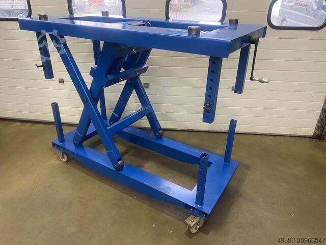 Mechanikus ollós emelőasztal, ideális alépítmény 3D hegesztőasztalhoz, akár 2000 kg-ig, ideális alép  