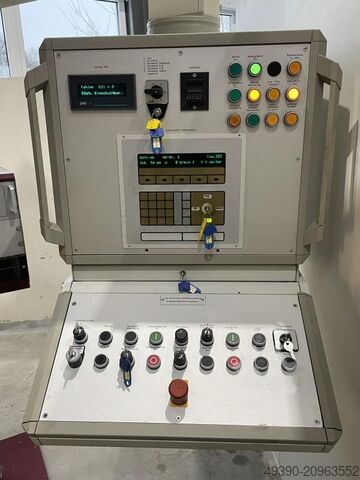 Egyoszlopos excenterprés hengeres adagolóval MABU, lyukasztóautomata, excenteres lyukasztógép RASTER ZEULENRODA PDA 100