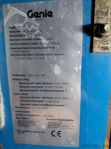 Elevador de tesoura Genie GS-2669 DC