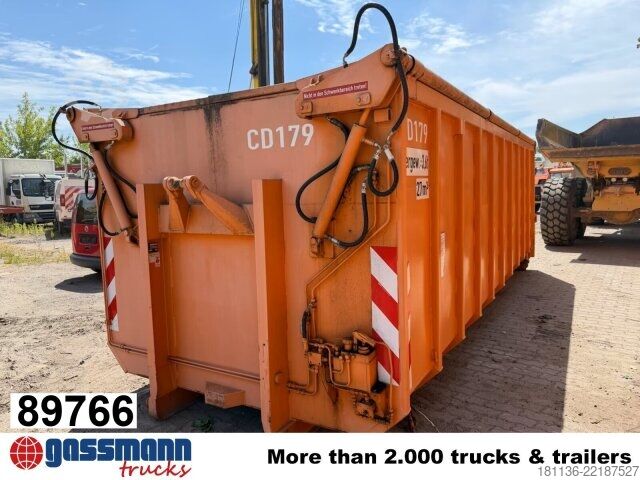 Krokcontainer  Abrollcontainer mit hydr. Deckel ca. 27m³
