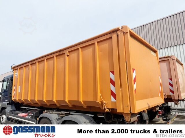 Contenedor de volteo  Abrollcontainer mit hydr. Deckel ca. 27m³