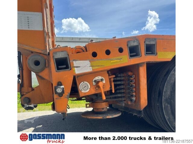 Lågbyggd trailer Meusburger MTA-4, Radmulden, Verbr. auf 3m, hydr. Rampen