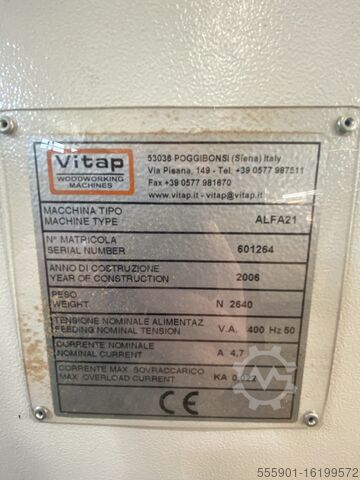 Multi-spindel boormachine Vitap Alfa 21