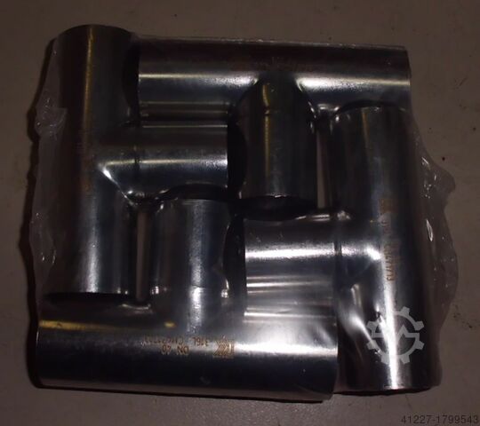 Edelstahl-T-Stück Edelstahl DN40 / DN20