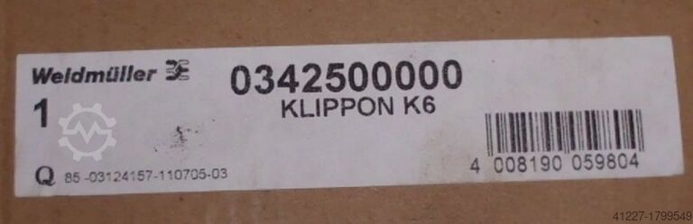 Skrzynka zaciskowa Weidmüller Klippon K6