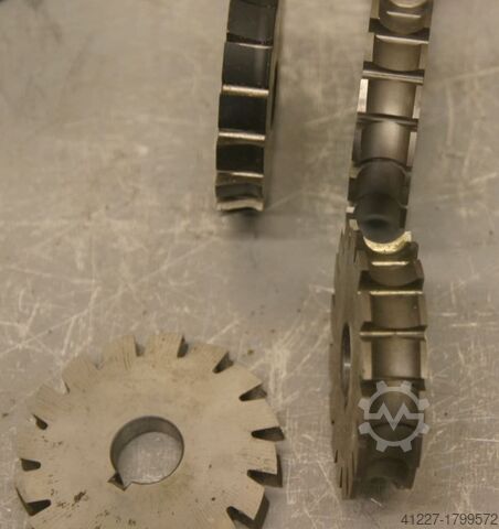 Radijalni glodalo, 17 komada Helios verschiedene Größen