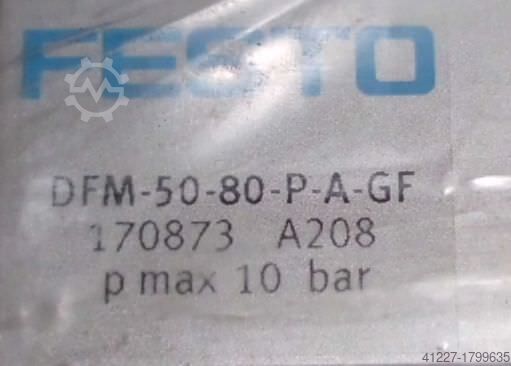 Før pneumatisk cylinder Festo DFM-50-80-P-A-GF