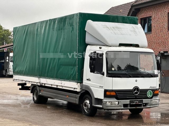 Camion bâché MERCEDES-BENZ Atego 817 4x2 Pritsche+Plane 7,5 t.