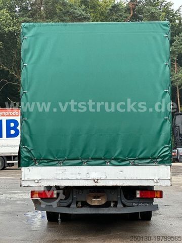 Camion bâché MERCEDES-BENZ Atego 817 4x2 Pritsche+Plane 7,5 t.