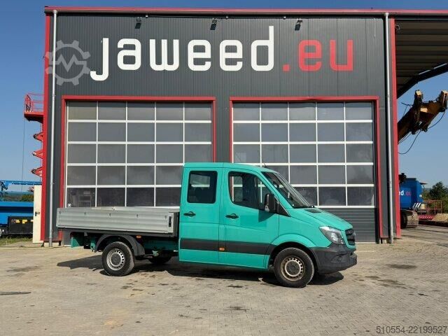 Platform aanhanger Mercedes-Benz Sprinter 216 CDI Pritsche / DoKa / Blatt/Luft