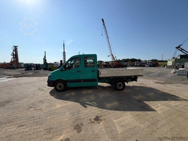 Platform aanhanger Mercedes-Benz Sprinter 216 CDI Pritsche / DoKa / Blatt/Luft