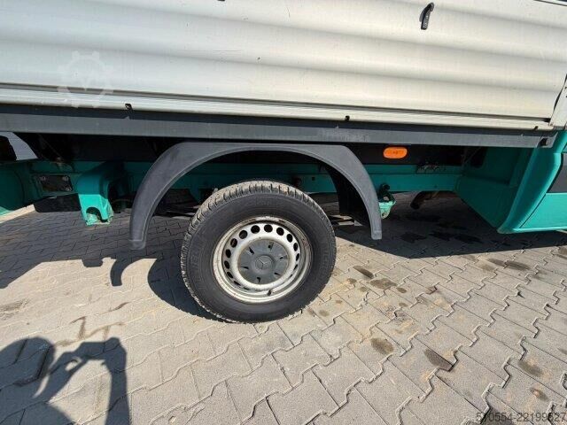 Platform aanhanger Mercedes-Benz Sprinter 216 CDI Pritsche / DoKa / Blatt/Luft