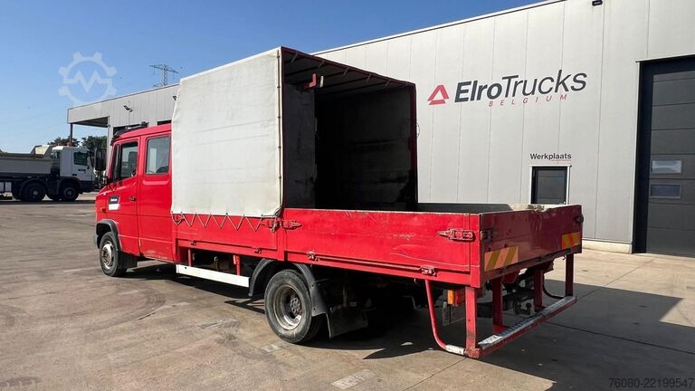 Platte bak Mercedes-Benz Vario 614 (BELGIAN TRUCK / CAMION BELGE / LAMES...