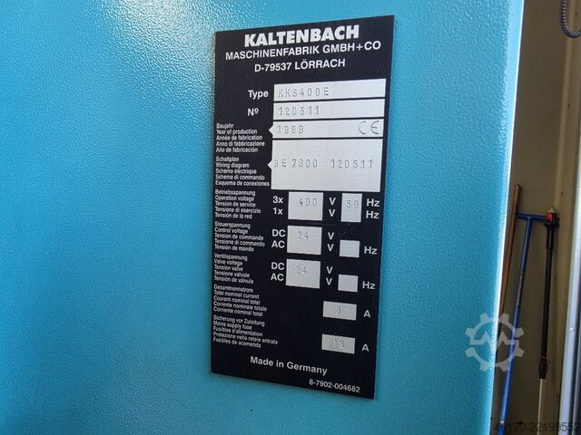 Koude zaag Kaltenbach KKS 400 E