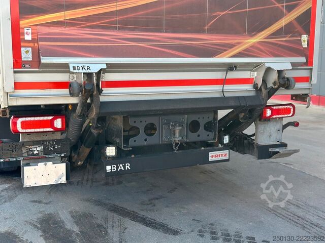 Ladbil med presenning MERCEDES-BENZ Actros 1830 4x2 LL Titgemeyer GETO SIDER/LBW/XL