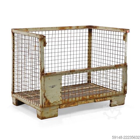 Gebruikte Gaascontainer vaste constructie vaste constructie stapelbaar één zijde half open Kruizinga 99-5965GB