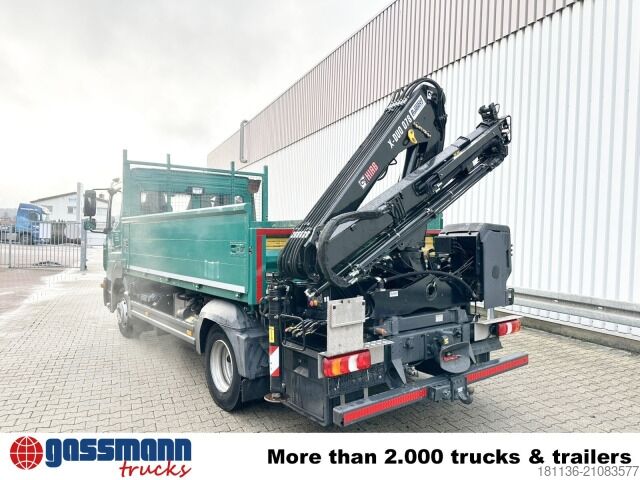 Kiepwagen bestelauto Mercedes-Benz Atego 818 L 4x2, Kran Hiab X-Duo 078 BS-2, 2x AHK