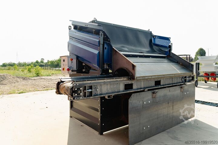 Vibrationssieb und Förderband ASCO VS-FCB Medi - with conveyor belt