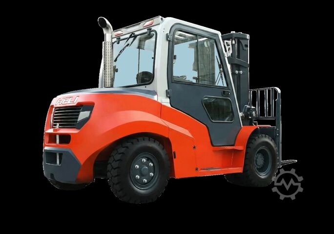 Μπροστινός φορτωτής ντίζελ Heli CPCD70-G3- 7t - 4,5m Hub - Duplex - Garantie