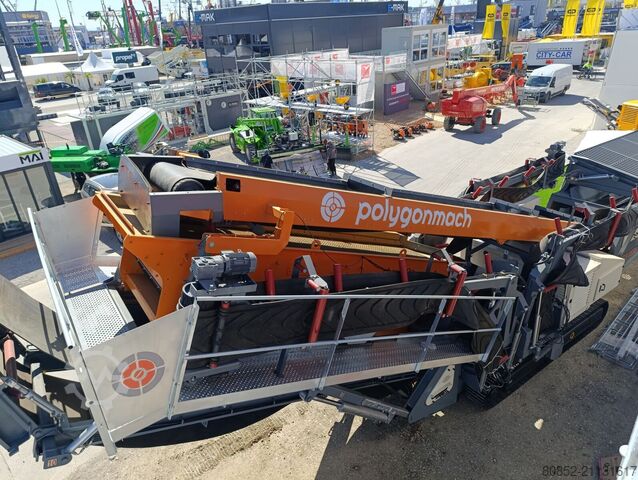 Θραυστήρας απορριμμάτων Polygonmach PTS155  track screen