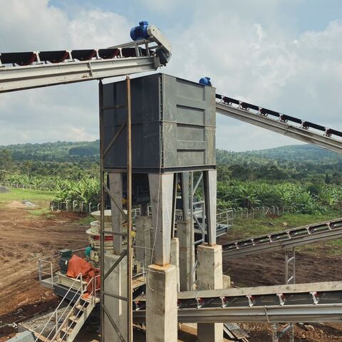 εξοπλισμός θραύσης Polygonmach 350 tons per hour stationary crushing, screenin...