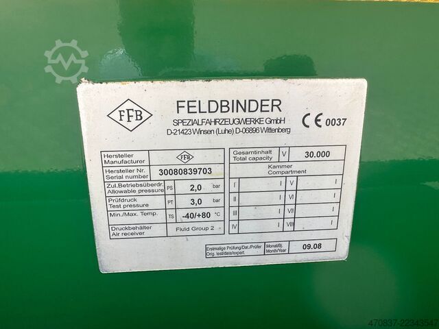 Cisterciski kamion DAF XF 510 6x2-4 / 4 x Kammer /Silo/Heilting 30.000L