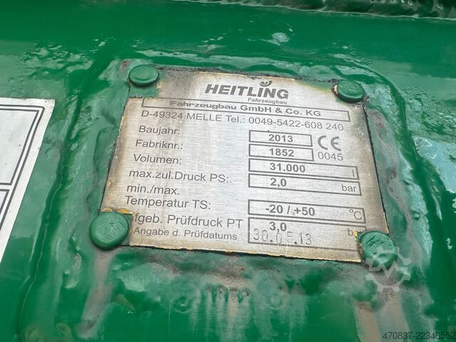 Ρυμουλκούμενο σιλό Heitling SDBH 31 / Silo / 3 x Kammern / 31.000 L
