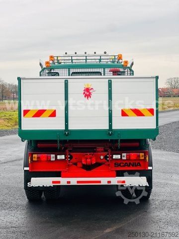 Autocamion basculant tridirecțional SCANIA LB141 V8 4x2 DSK Oldtimer *Sammlerstück*