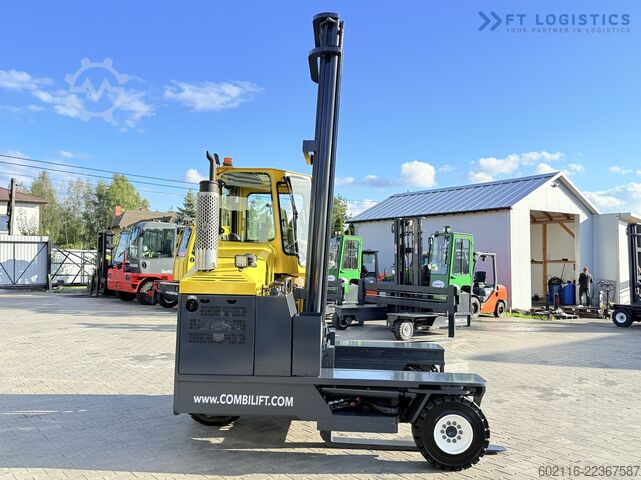 Wózek widłowy czterokierunkowy Combilift C5000XL GAS DUPLEX 6000MM FREE LIFT