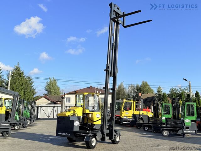 Wózek widłowy czterokierunkowy Combilift C5000XL GAS DUPLEX 6000MM FREE LIFT