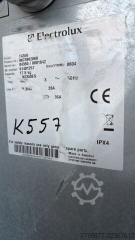 Przemysłowa suszarka bębnowa Electrolux T4350 (Type: N2350ES)