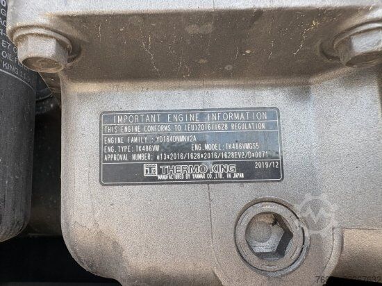 Semiremorcă cu platformă joasă KRONE KüHLAUFLIEGER,  THERMO KING SLXI 400, DOPPELSTOCK, SAF-ACHSEN